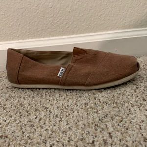 Red canvas Tom’s worn once.